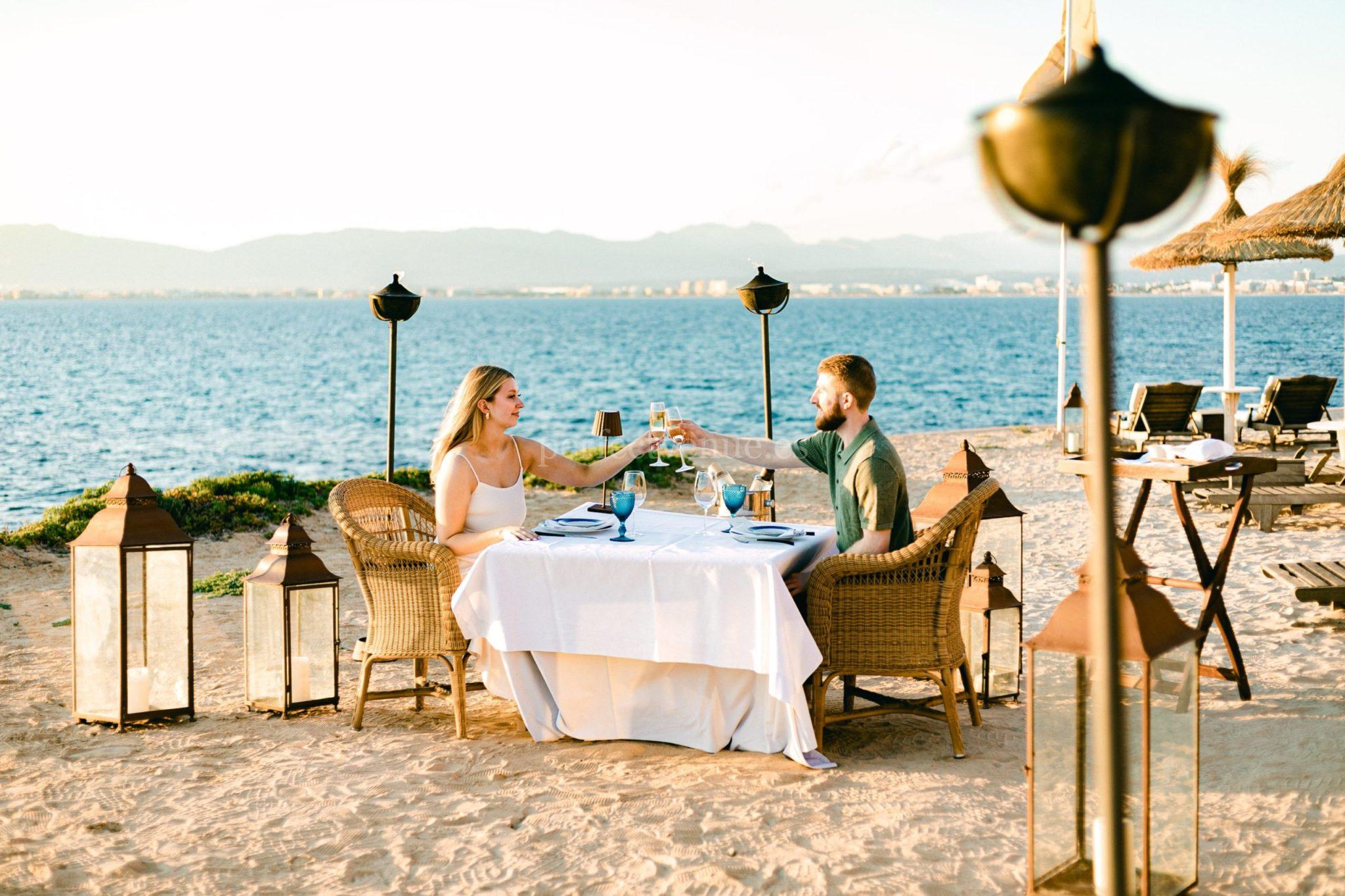 Pedida de mano en Mallorca en Cap Rocat / Weddings and Events by Natalia Ortiz