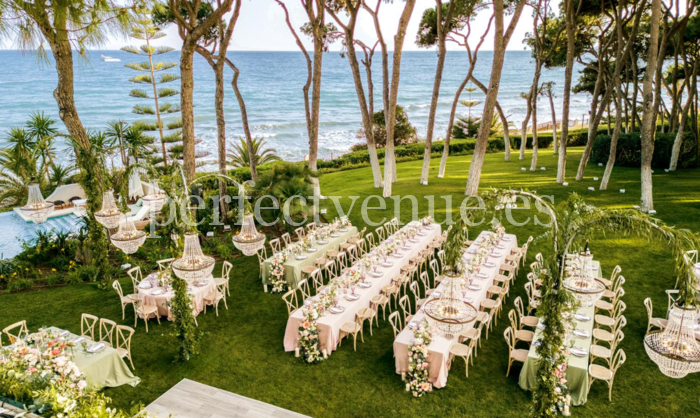 Mejores espacios para bodas en España 2026 / Foto vía Villa Palace Marbella - Perfect Venue
