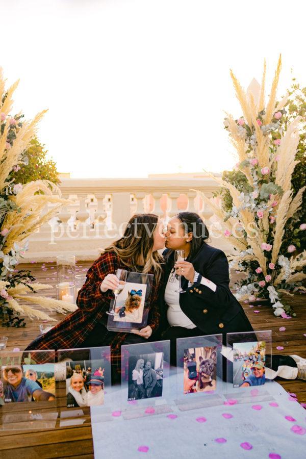 Pedida de mano LGTBI en un rooftop de Madrid / Weddings and Events by Natalia Ortiz