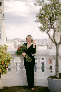 marriage proposal with xxl marry me letters in a rooftop in madrid weddings and events by natalia ortiz
