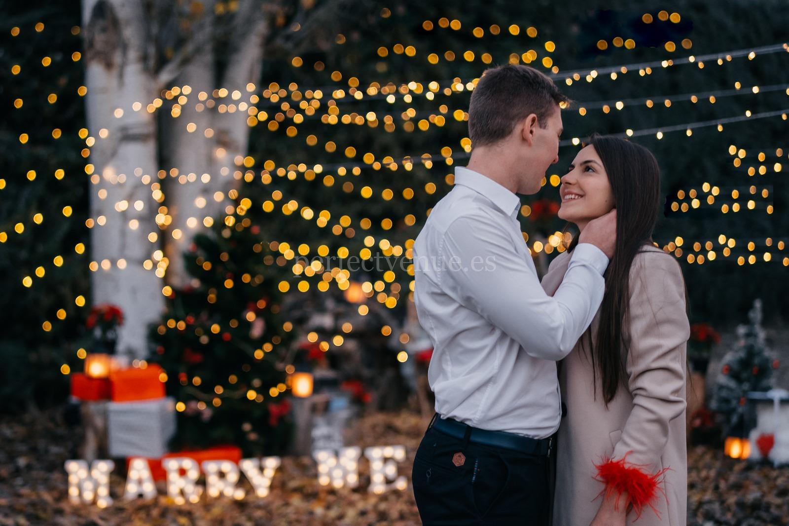 Пара во время предложения / Weddings and Events by Natalia Ortiz