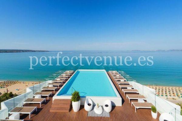 Marriage proposal Mallorca private Roftop