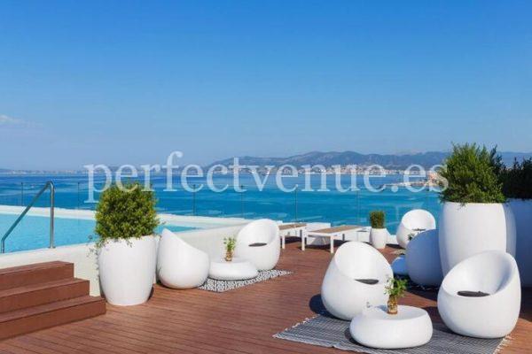Marriage proposal Mallorca private Roftop