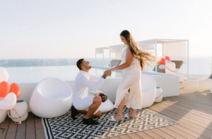 Marriage proposal Mallorca private Roftop
