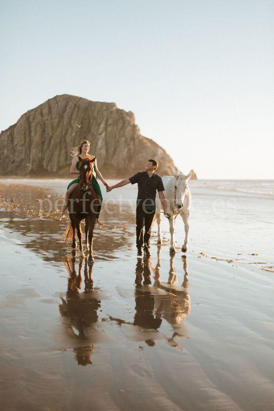 Horse ride on the beach - Pinterest
