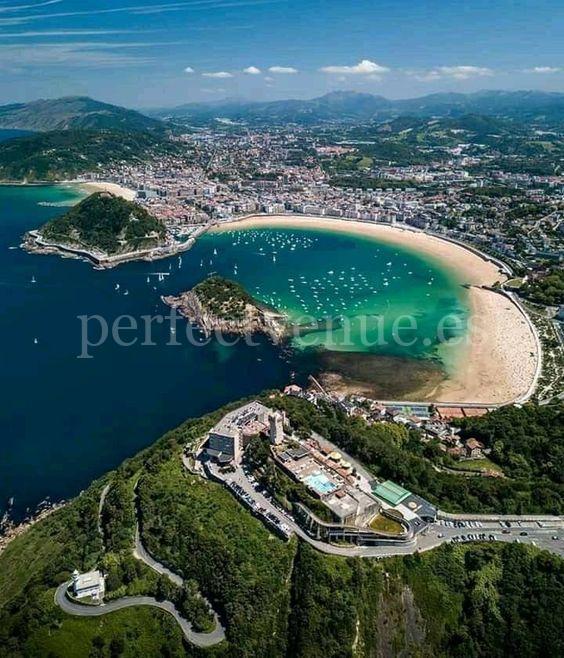 Playa de la Concha - Pinterest