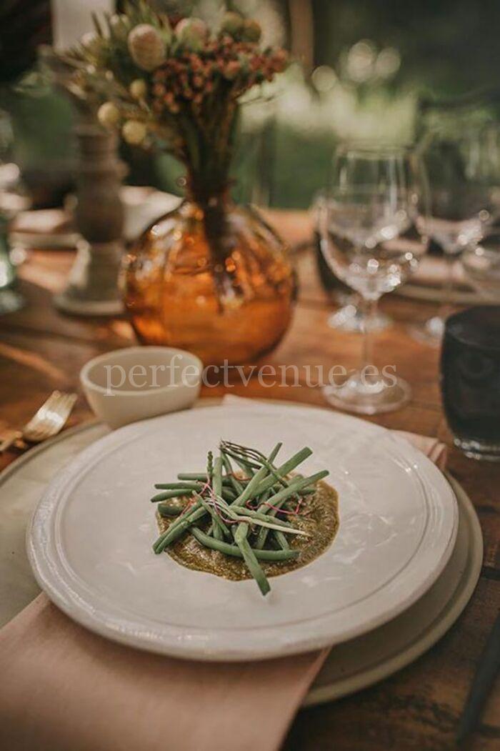 Boda menú vegano / Photo via Pinterest 