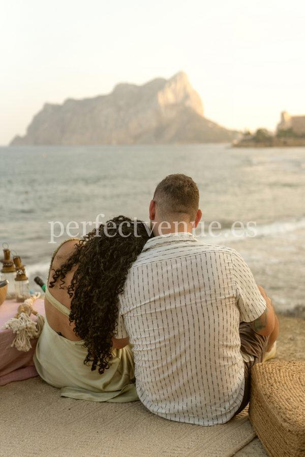 marriage proposal in Calpe Weddings and events by Natalia Ortiz