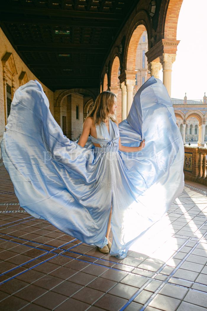Sesión fotográfica con vestido flotante - Weddings and Events by Natalia Ortiz