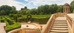 Barcelona marriage proposal Laberint Horta