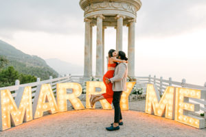 Marry Me letters Mallorca - Natalia Ortiz Proposal planner