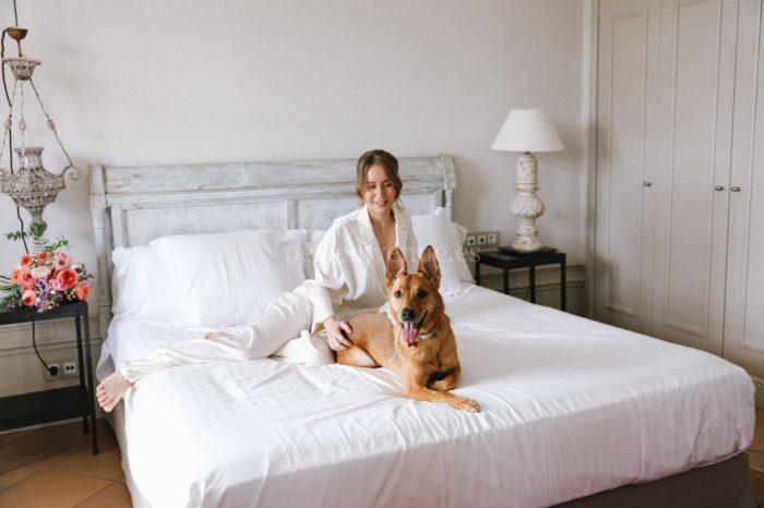 Pet friendly / Photo via Wedding and Events by Natalia Ortiz