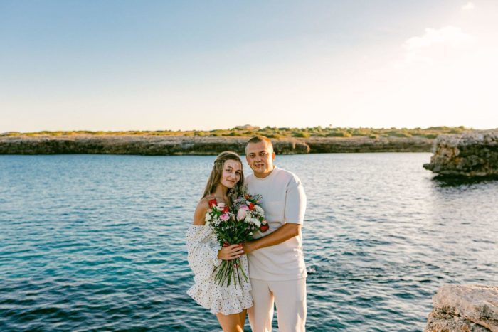 Proposal in Mallorca / Photo via Wedding and Events by Natalia Ortiz