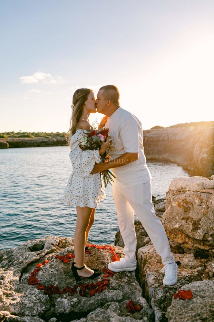 Proposal in Mallorca / Photo via Wedding and Events by Natalia Ortiz