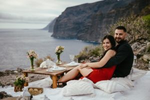 Tenerife picnic marriage proposal sea views - Natalia Ortiz Events