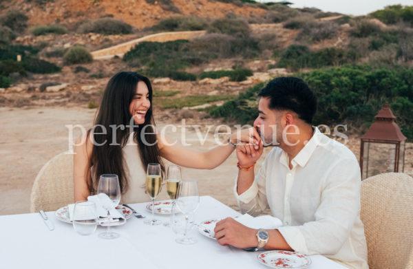 Proposal in cap rocat / Photo via Wedding and Events by Natalia Ortiz / @natamallorca_photo