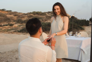 Proposal in cap rocat / Photo via Wedding and Events by Natalia Ortiz / @natamallorca_photo