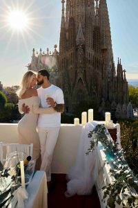 Proposal on a private rooftop in Barcelona / Photo via Pinterest