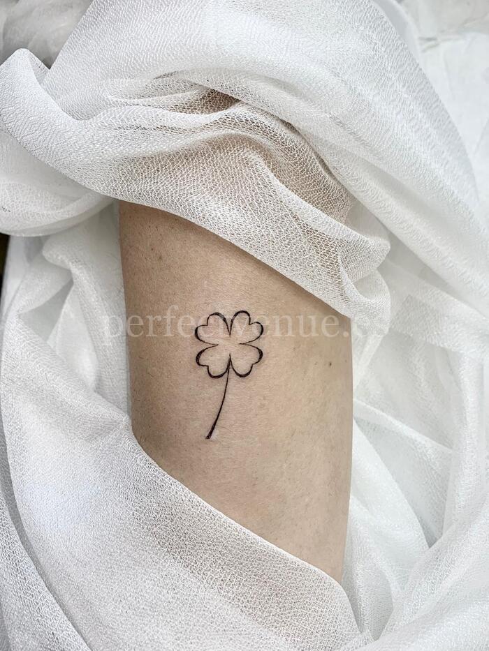 Trébol de la suerte - MiniTattoos