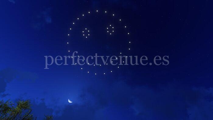 Espectáculos de luces con drones - Weddings and Events by Natalia Ortiz