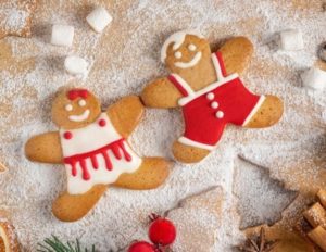 chocolate christmas cookie