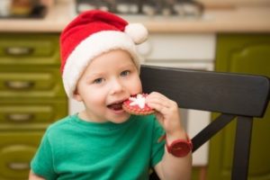 chocolate christmas cookie