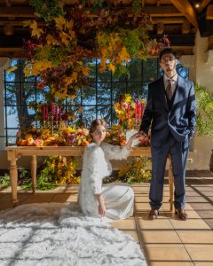 Autumn wedding shooting / Photo via Sky Lion / Natalia Ortiz Events