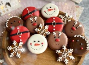 chocolate christmas cookie