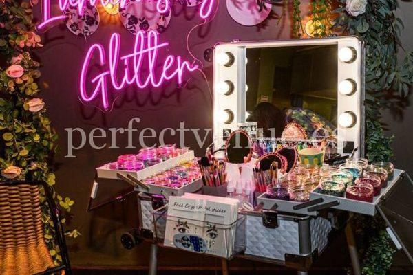 glitter bar in madrid for events and weddings