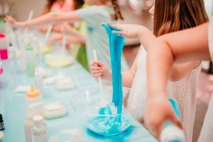 workshop of slime for kids