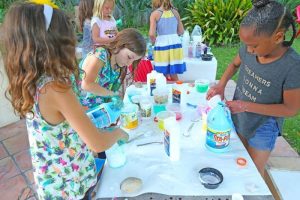 workshop of slime for kids
