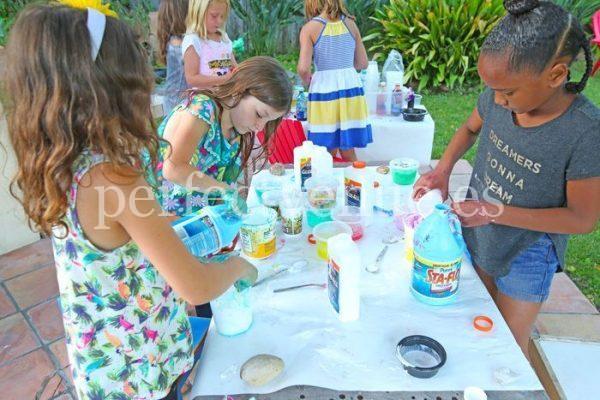 workshop of slime for kids