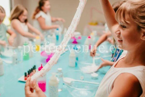 workshop of slime for kids