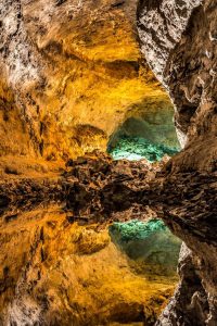 Lanzarote cave of the greens