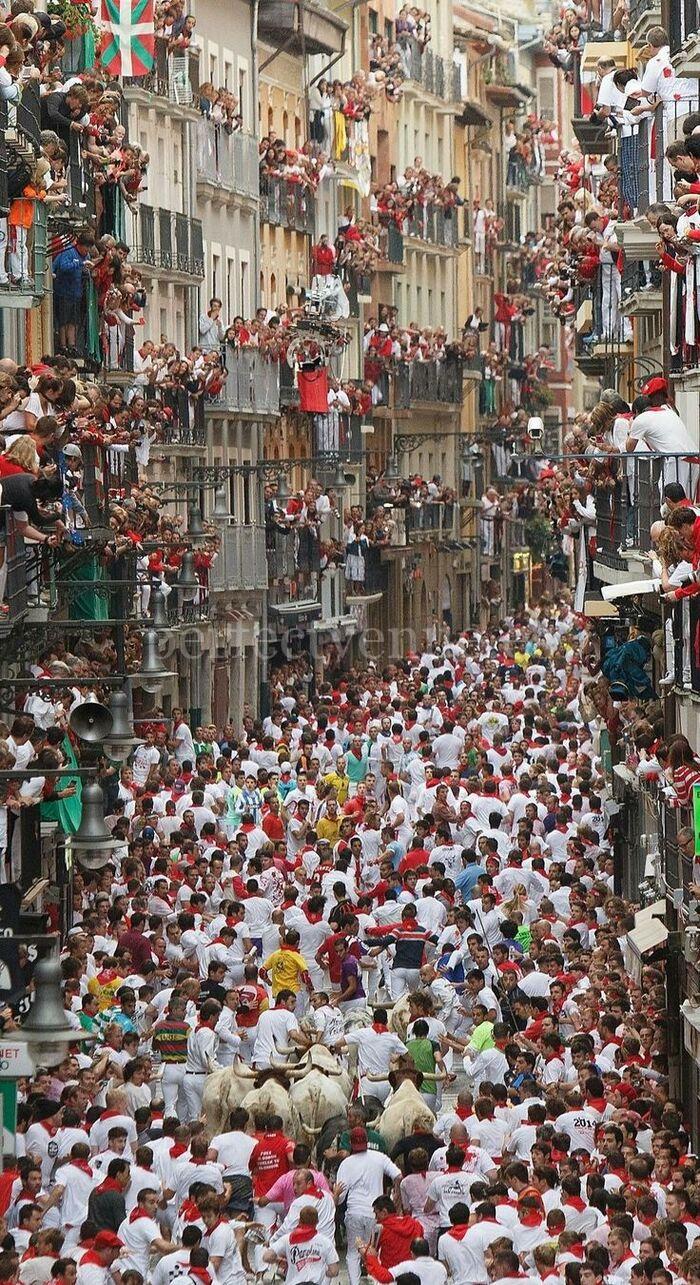 Fiestas de San Fermín / Photo via Pinterest
