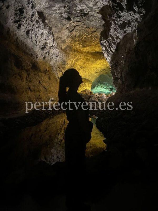 Lanzarote cave of the greens