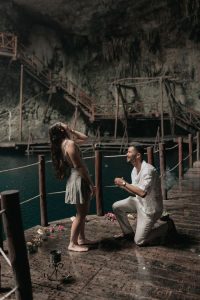 marriage proposal Pinterest in a cave