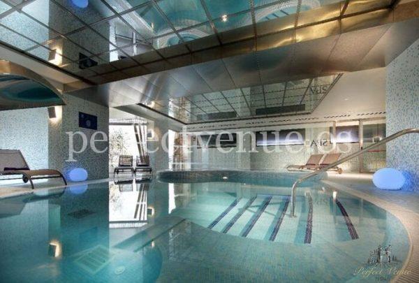 marriage proposal in a spa