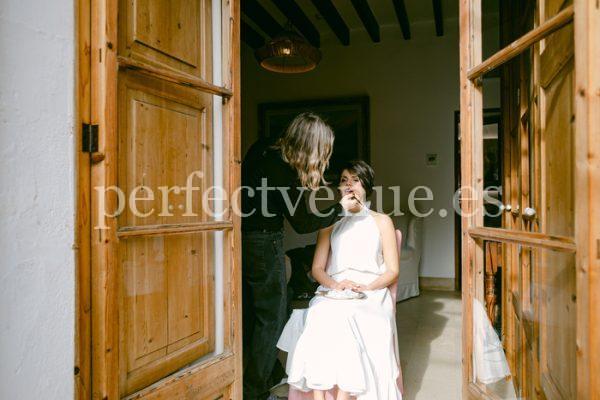 Prueba de maquillaje de novia / Foto vía Weddings and Events by Natalia Ortiz