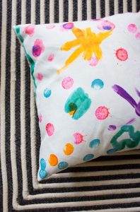 Felt cushion workshop for children Birthdays with workshops.