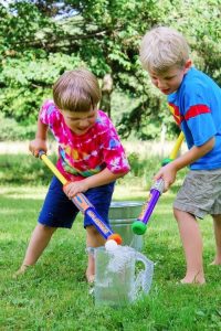 Battle of water birthday with workshops in Madrid