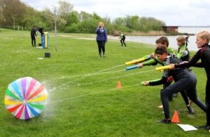 Battle of water birthday with workshops in Madrid