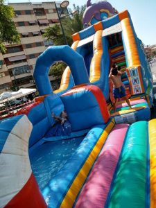 Children's entertainment in Madrid inflatables at home