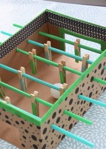 Recycled games birthday with workshops in Madrid