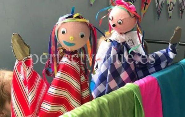 birthday party with workshops puppets