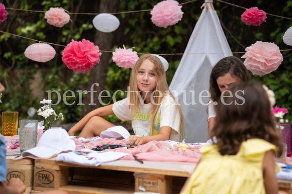 Cumpleaños con talleres en Madrid: taller de camisetas - Natalia Ortiz Events