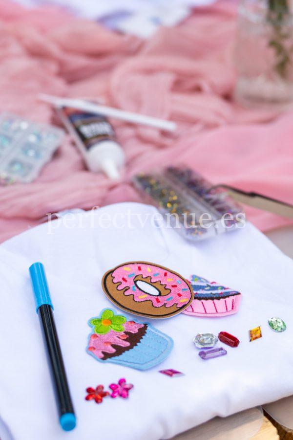 Cumpleaños con talleres en Madrid: taller de camisetas - Natalia Ortiz Events