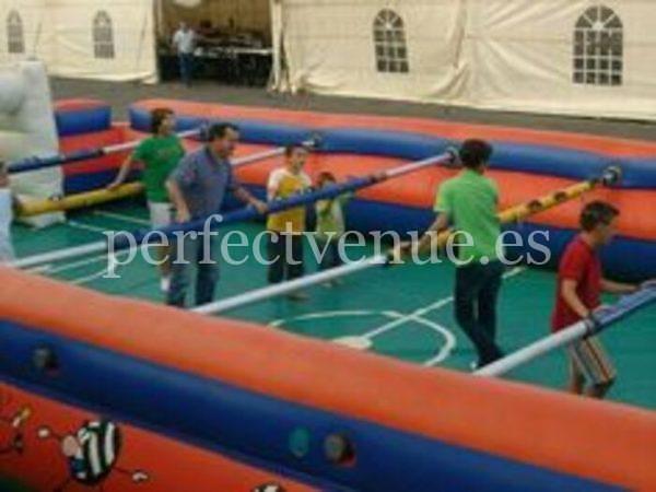 foosball entertainment for children in Madrid