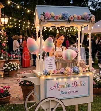 Cotton candy for events / Photo via Perfect Venue