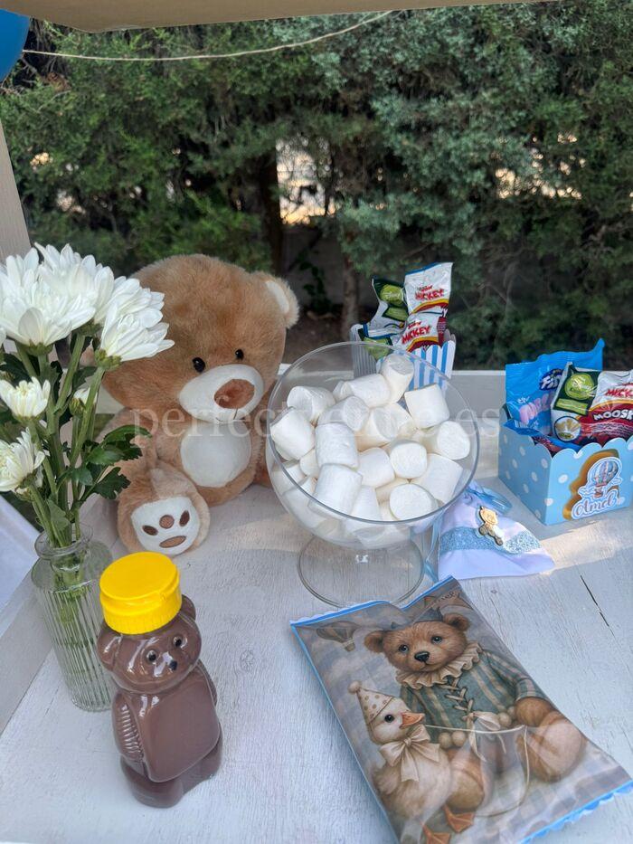 Cumpleaños con ositos en Madrid / Foto vía Natalia Ortiz Events